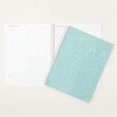 Blue Green Ice Spiral Notebook Planer (Anzeige)