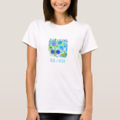 Blue & Green Illustration T - Shirt Collection (Vorderseite)