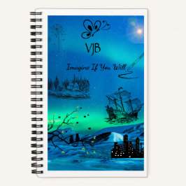 Blue Green Imagine Notizblock