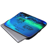 Blue & Green' Imaging If' Electronics Bag Laptopschutzhülle (Vorne Knopf)