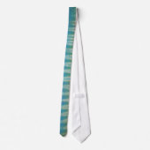Blue Green Lila Stripe Gefärbte Krawatte Necktie (Rückseite)