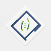 Blue & Green Luuncheon Napkins Serviette (Ecke)