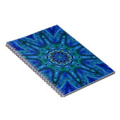 Blue Green Mandala Notebook Notizblock (Rechte Seite)