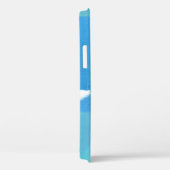 Blue Green Modern Design Personalisiert iPhone Cas Case-Mate iPhone Hülle (Rückseite / Rechts)