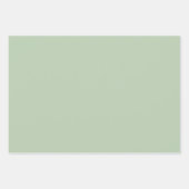 Blue Green Monkey Treuds Baby Dusche Geschenkpapier Set (Vorderseite 3)