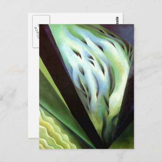 Blue Green Music Postkarte (Vorne/Hinten)