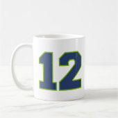 Blue Green Number 12 Kaffeetasse (Links)