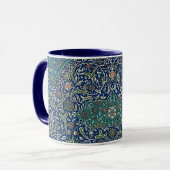 Blue Green Orange Aquamarines Verziertes arabische Tasse (Vorderseite Links)