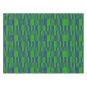 Blue Green Patchwork Stripes Design  Tischdecke (Vorderseite (Horizontal))