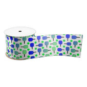 Blue & Green Pickleball Paddle Green Pickleballs Satinband (Spule)