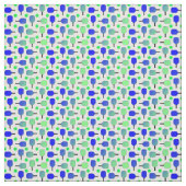 Blue & Green Pickleball Paddle Green Pickleballs Stoff (Muster)