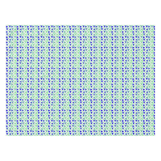 Blue & Green Pickleball Paddle Green Pickleballs Tischdecke (Vorderseite (Horizontal))