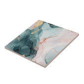 Blue, Green, Pink Marble Effect Ceramic Tile Fliese (Seite)