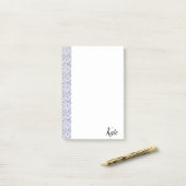 Blue Green Post-it Klebezettel (Auf Schreibtisch)