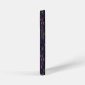 Blue, green, purple, pink squares with stripes iPhone hülle (Rechte Seite)