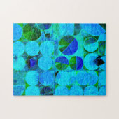 Blue & Green Puzzle (Horizontal)