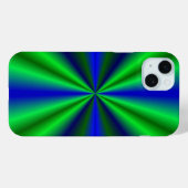 Blue Green Rainbow Case-Mate iPhone Hülle (Rückseite (Horizontal))