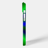 Blue Green Rainbow Case-Mate iPhone Hülle (Rückseite / Links)