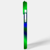 Blue Green Rainbow Case-Mate iPhone Hülle (Rückseite / Links)