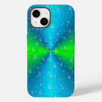 Blue Green Rainbow in Elephant Skin Leather Optik