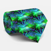 Blue Green Rave Flash Lights Krawatte (Gerollt)