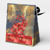 Blue Green Red Gold 2023 Kaninchen Chinesisches Ne Geschenkschachtel (Rückseite)