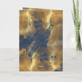 Blue Green Red Gold Rabbit Chinesisches Neujahr 20 Karte (Rückseite)