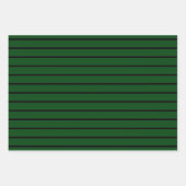 Blue Green Red Polka Dot Streifen Geschenkpapier Set (Vorderseite 2)