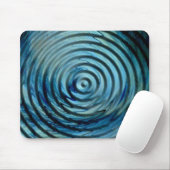 Blue Green Ripple Mouse Pad Mousepad (Mit Mouse)