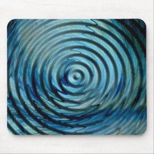 Blue Green Ripple Mouse Pad Mousepad