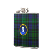 BLUE GREEN SCOTTISH TARTAN SAPPHIRGEM MONOGRAM FLACHMANN (Links)
