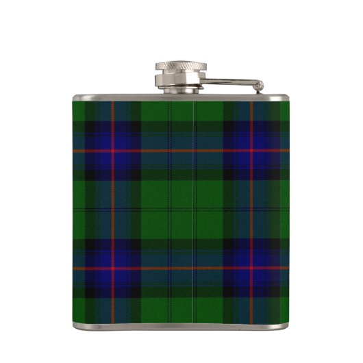 BLUE GREEN SCOTTISH TARTAN SAPPHIRGEM MONOGRAM FLACHMANN (Rückseite)