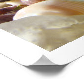 Blue Green Seaglass Kunstdrucke Küstendekoration Poster (Ecke)