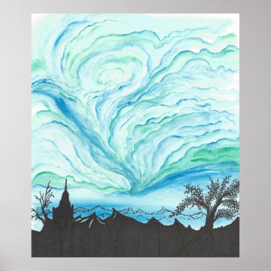 Blue Green Sky Poster (Vorne)