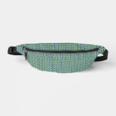 BLUE GREEN STRICK Fanny Pack Bauchtasche (Vorderseite)