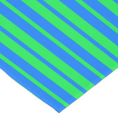 Blue Green Stylish Stripes Pattern Design Kurzer Tischläufer (Ecke)