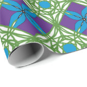 Blue Green Sunset Geschenkpapier (Rolleneckpunkt)