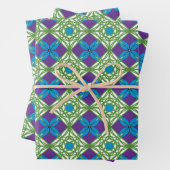 Blue Green Sunset Geschenkpapier Set (Beispiel)