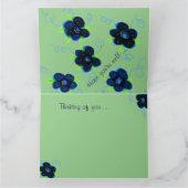 Blue Green Thinking Your Card Karte (Innenseite)