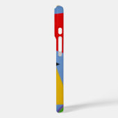 Blue & Green Treble Clef Modern Phone Case (Rückseite / Links)