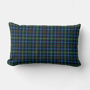 Blue, Green und Black Smith Clan Scottish Kariert Lendenkissen