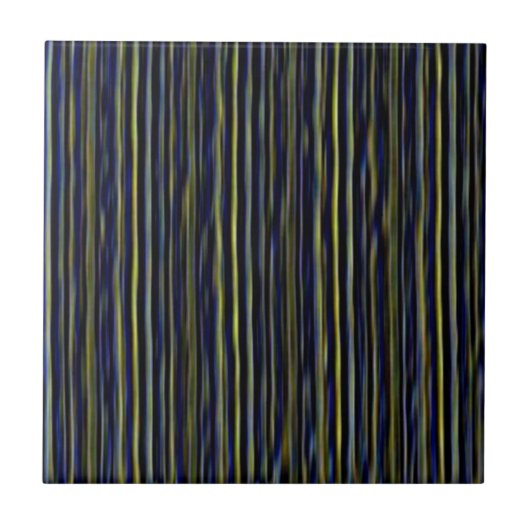 Blue Green Vertikal Lines Tile Fliese (Vorderseite)