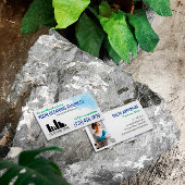 Blue Green Wassercolor - Ihr Reinigungsservice für Visitenkarte