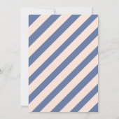 Blue Green Whale Lighthouse Ahoy Boy Baby Dusche Einladung (Rückseite)