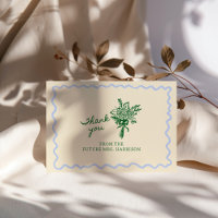 Blue Green Whimsical Handschriftlich