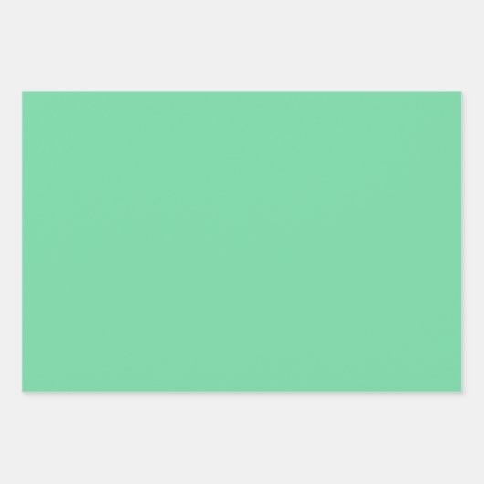 Blue, Green & White Plaid Geschenkpapier Set (Vorderseite 2)