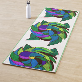 Blue & Green Yoga Mat Yogamatte