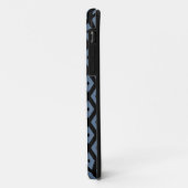 Blue grey and black diamond pattern Case-Mate iPhone hülle (Hinten/Links)