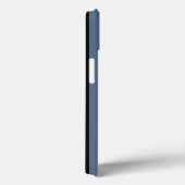 Blue grey and black stripes Case-Mate iPhone case (Rückseite / Rechts)