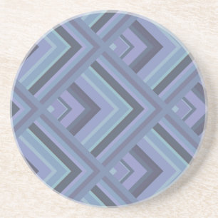 Blue-grey stripes scale pattern untersetzer